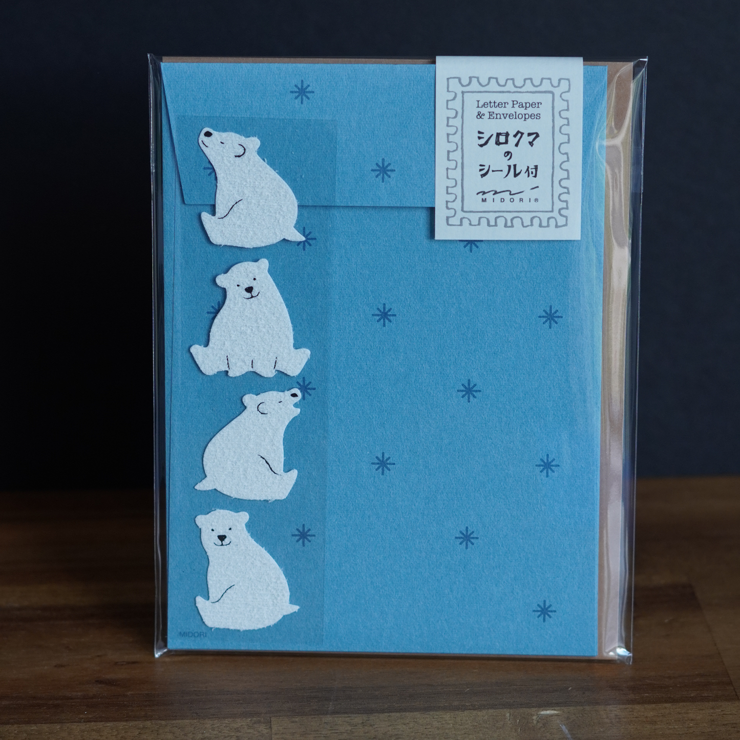 Polar Bear Mini Letter Set + Stickers - Midori