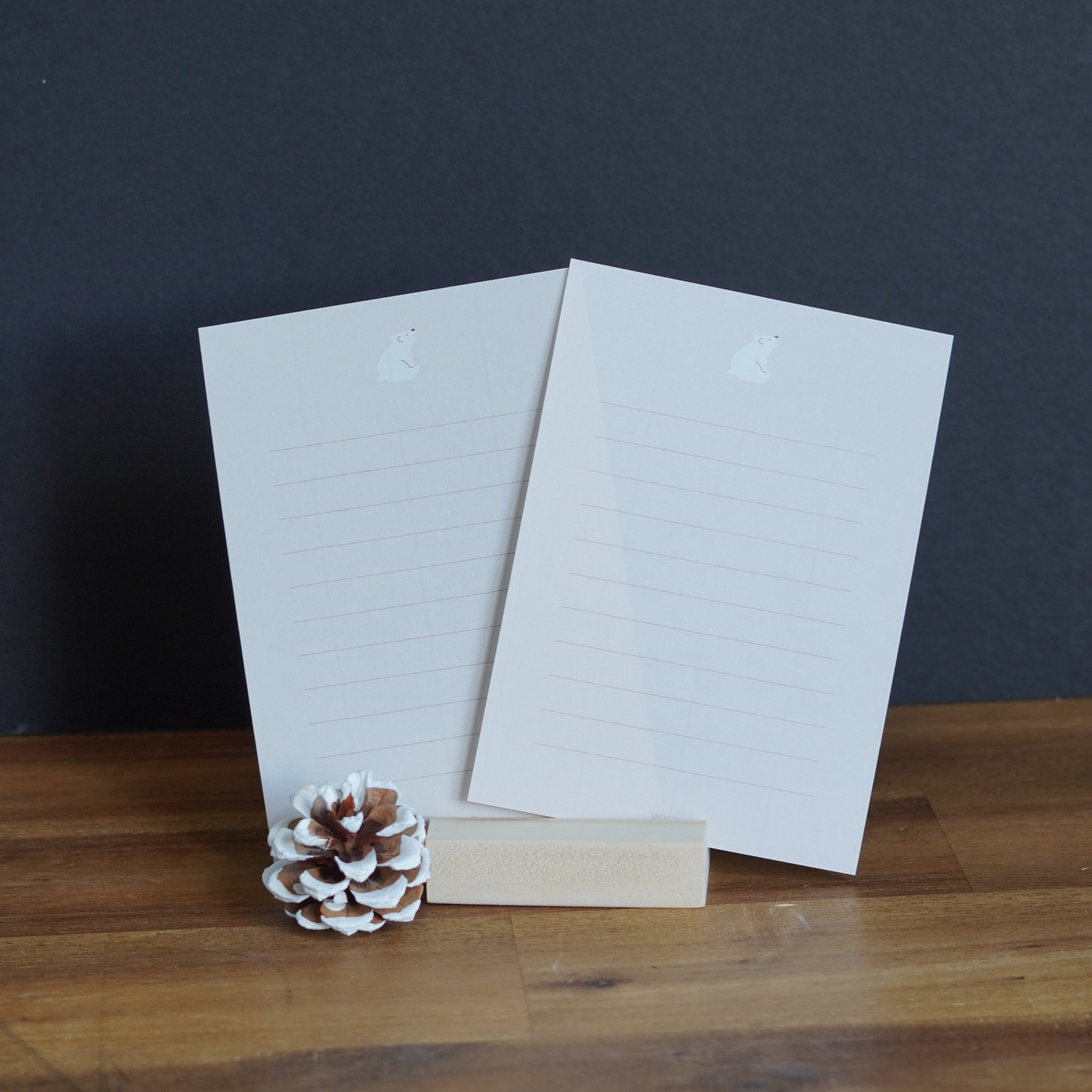 Polar Bear Mini Letter Set + Stickers - Midori