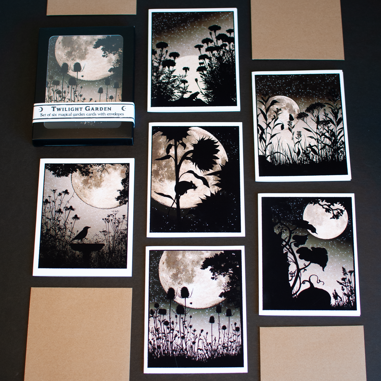 Twilight Garden Stationary - Set of 6