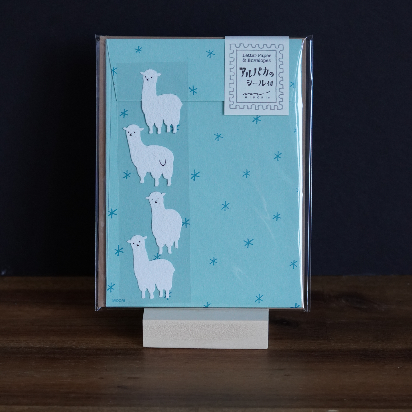 Llama Mini Letter Set + Stickers - Midori