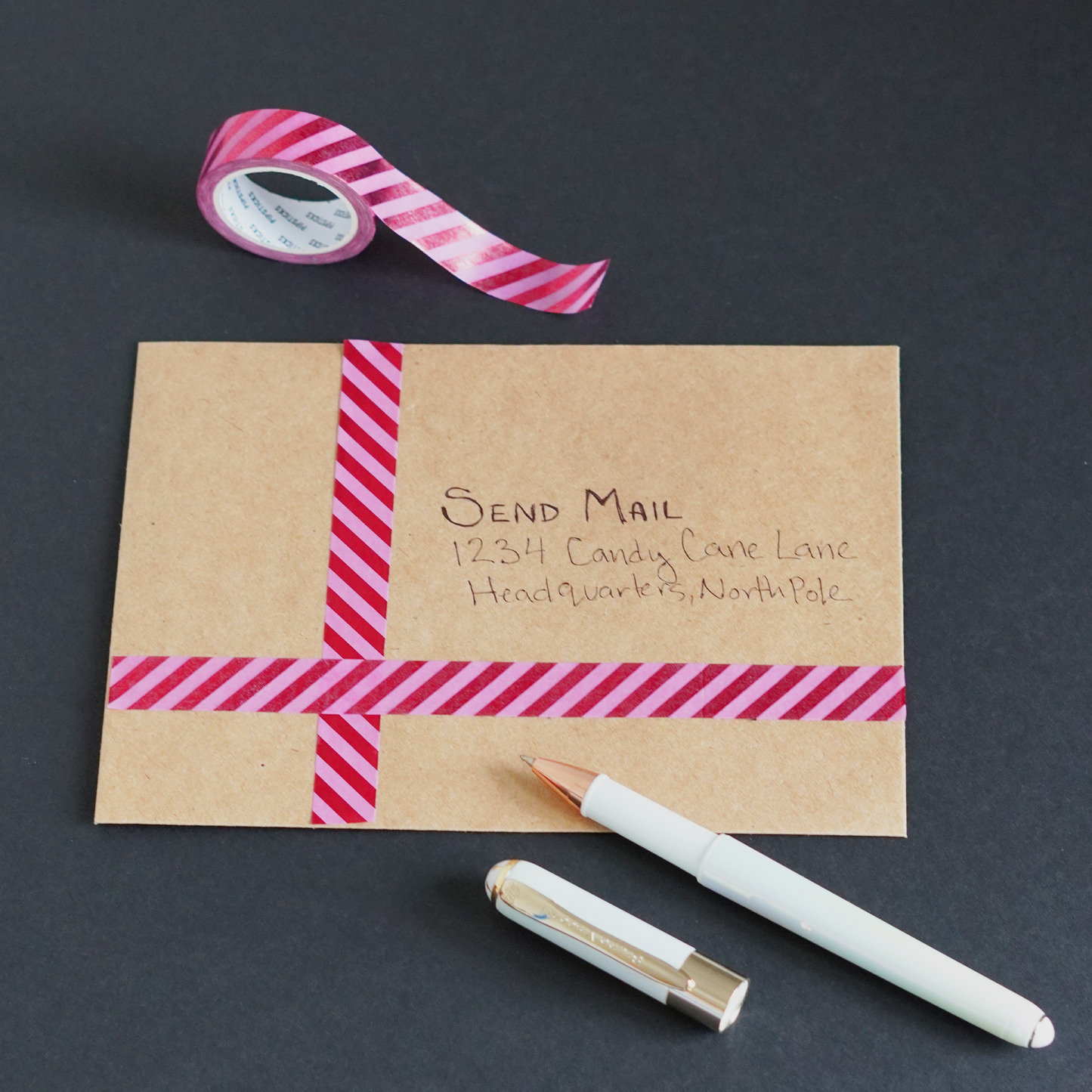 Candy Cane Lane Washi Tape