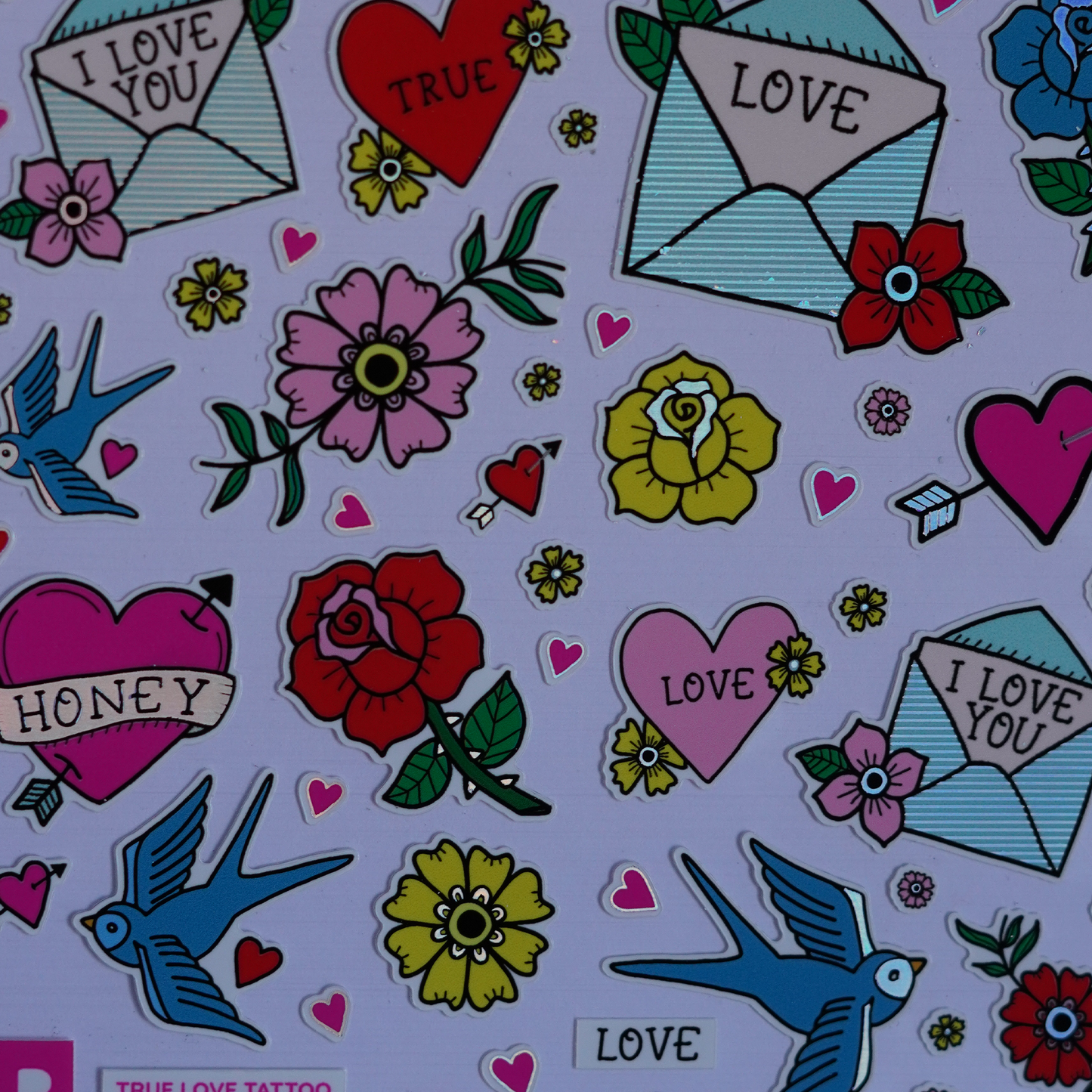 True Love Tattoo Stickers