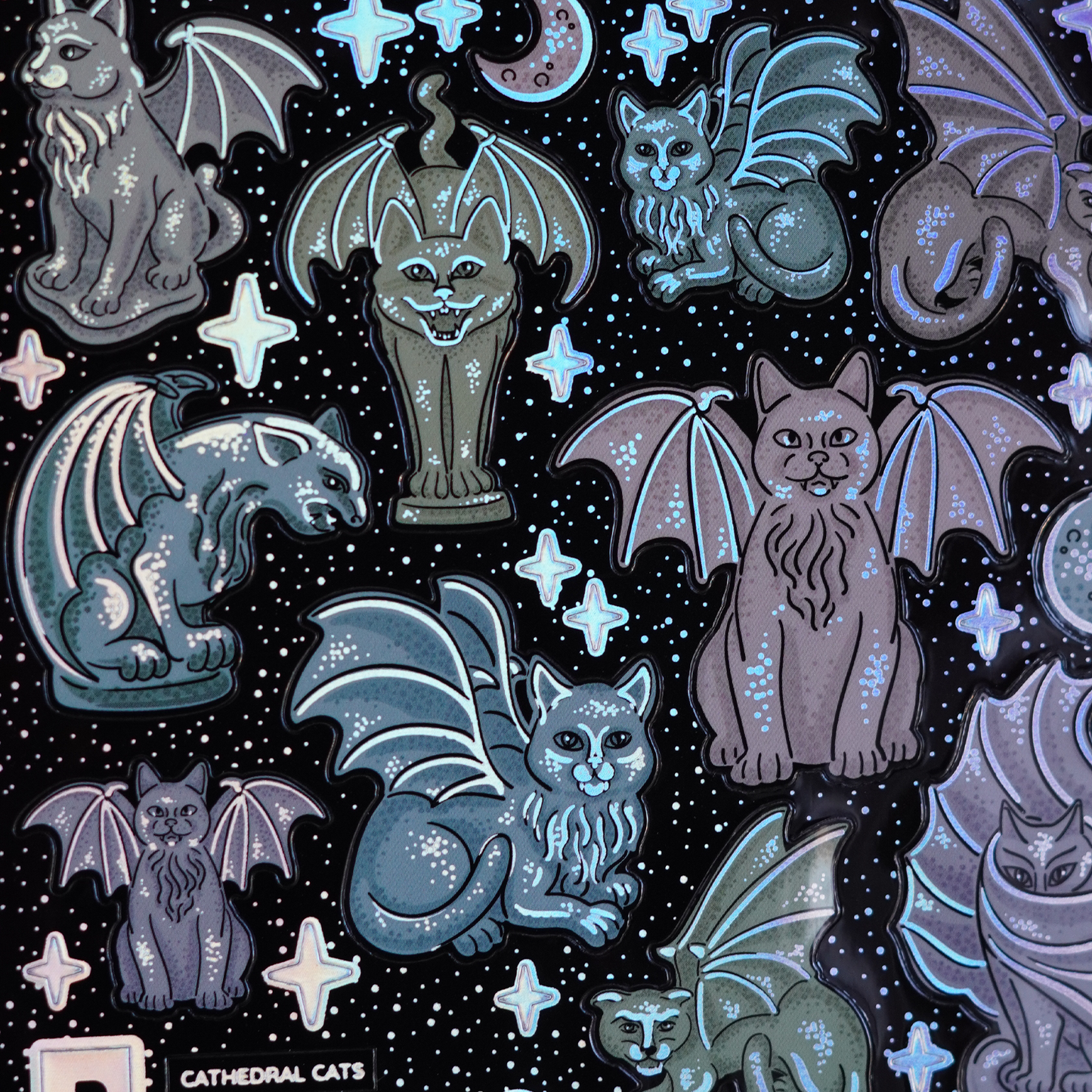 Cathedral Cats Stickers