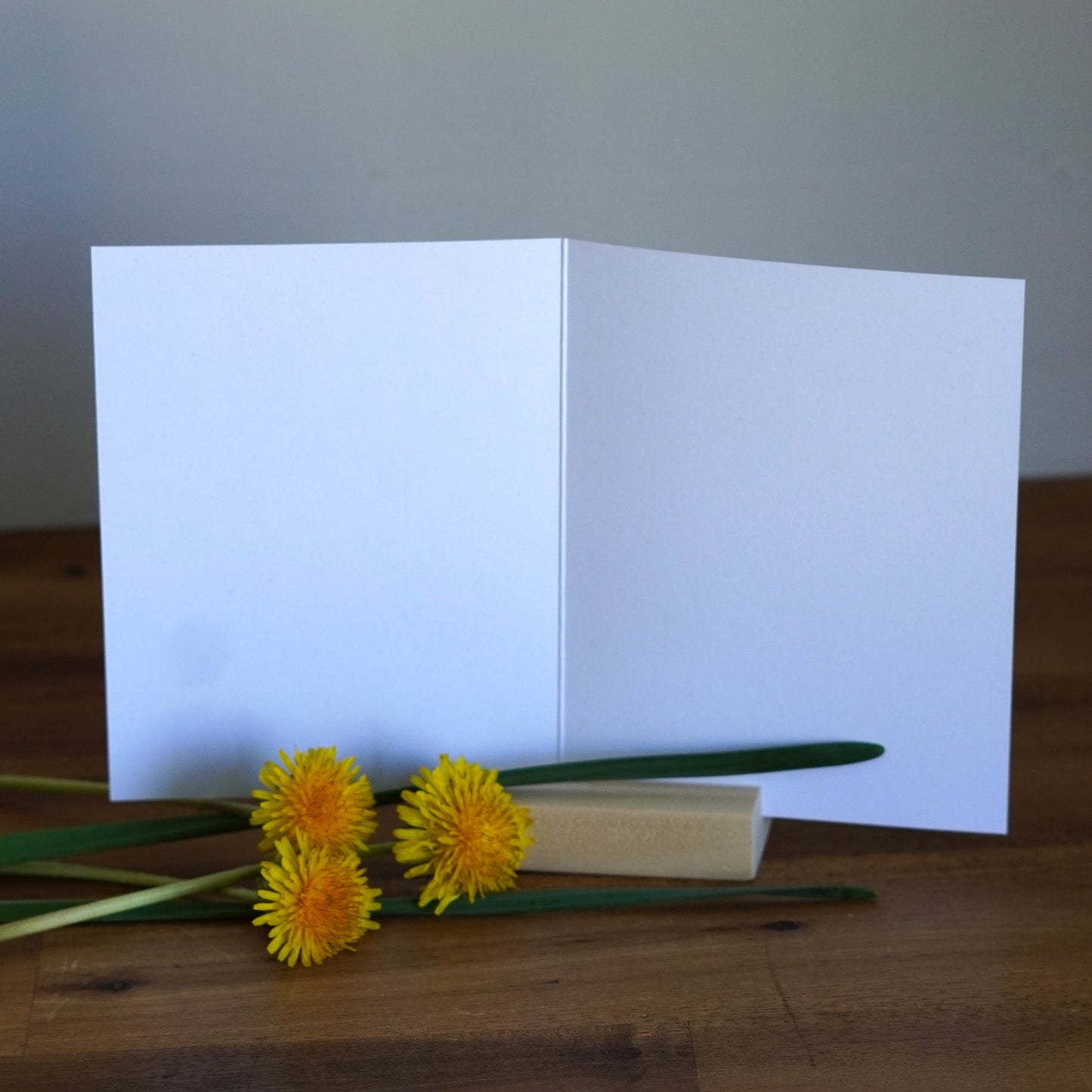 Dog & Butterflies Garden Card