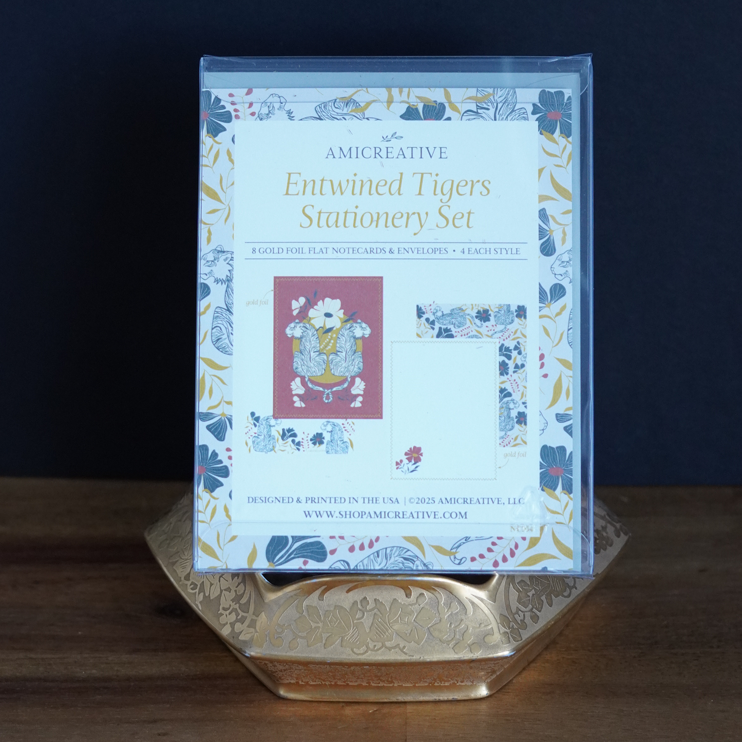 Jungle Tiger & Floral Letter Set