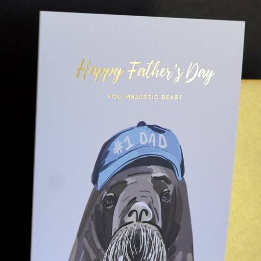 Majestic Beast Father's Day Card
