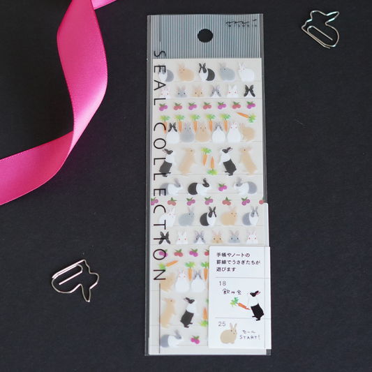Rabbit Stickers - Midori