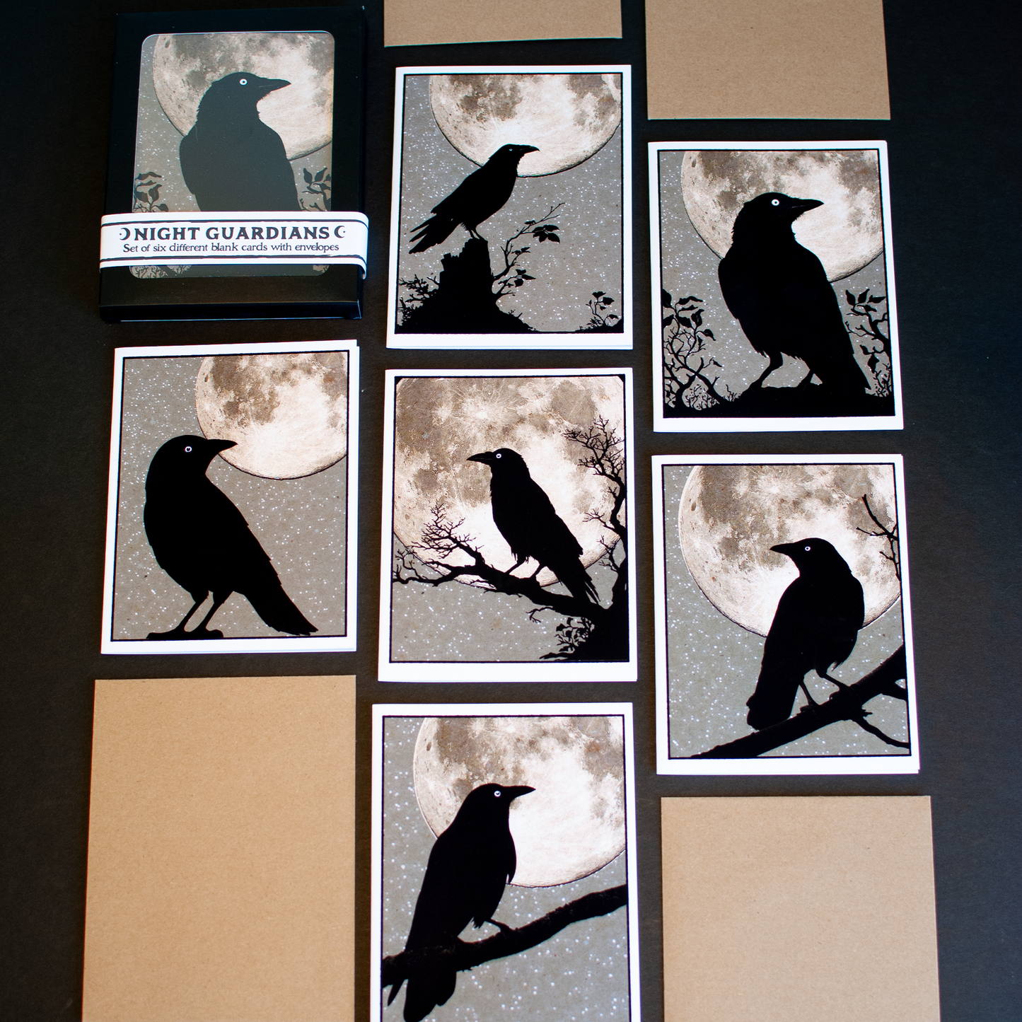 Night Guardians Stationary - Set of 6