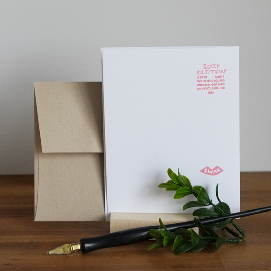 Shalom Letterpress Card