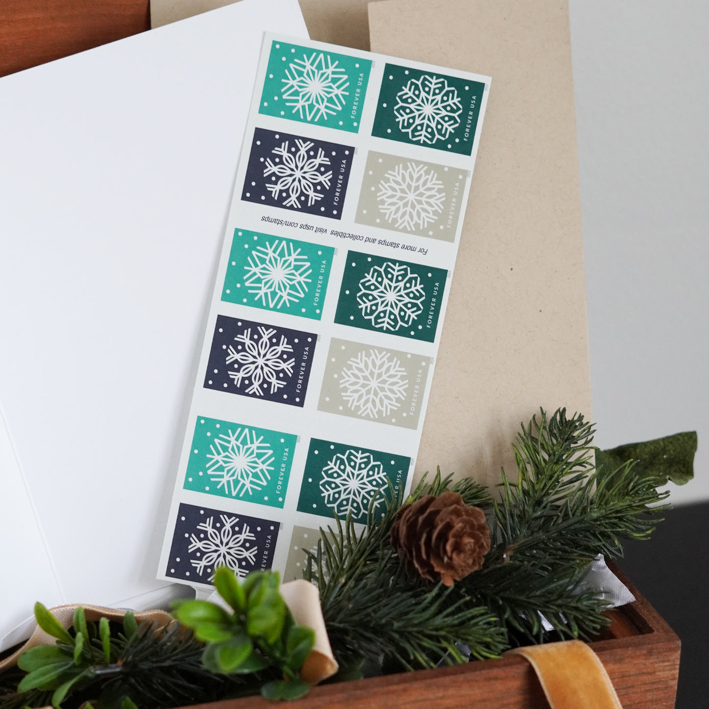 Celestial Winter Greetings Cards - Set of 3