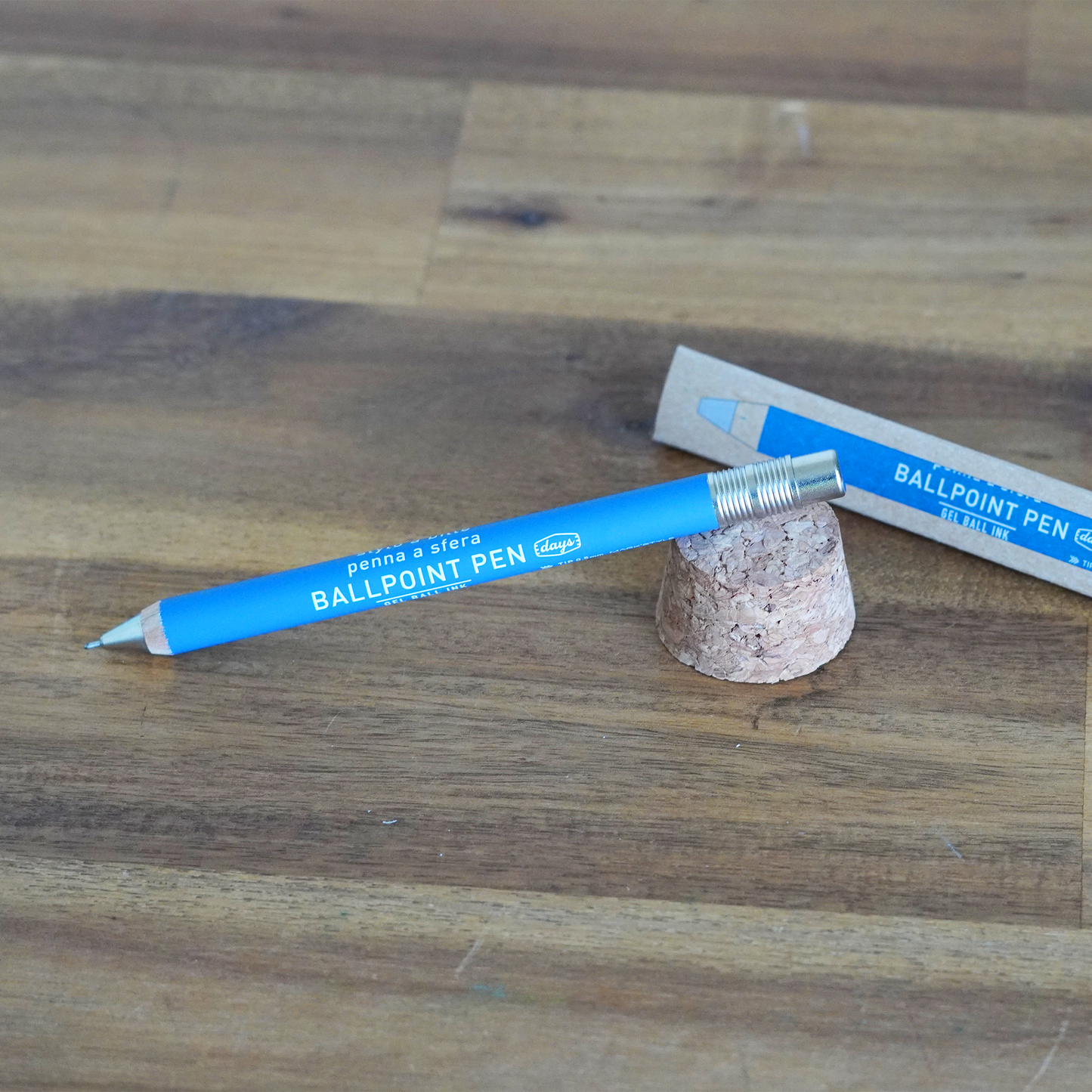 Mark's Vintage Wooden 0.5mm Gel Pen - Black Ink