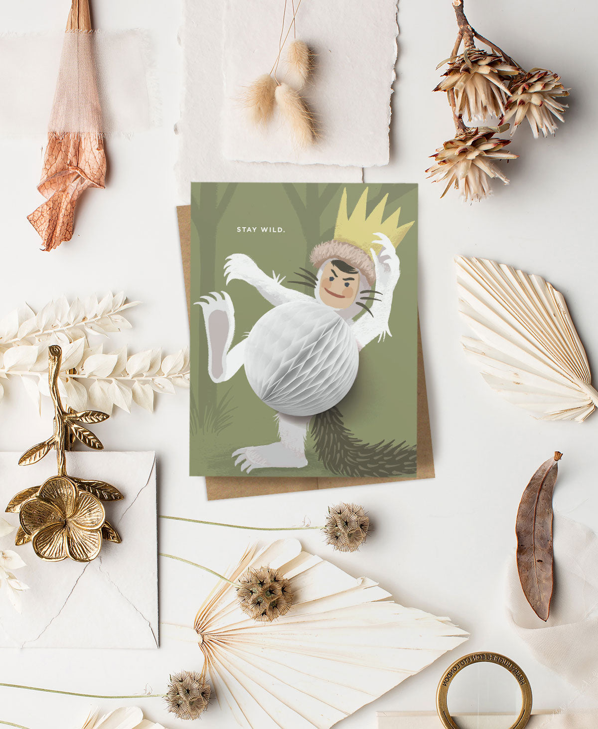 Pop-Up Card - Stay Wild