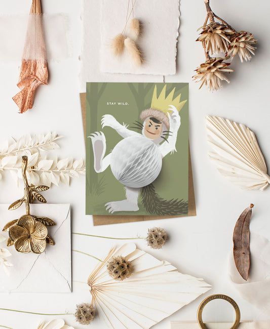 Pop-Up Card - Stay Wild