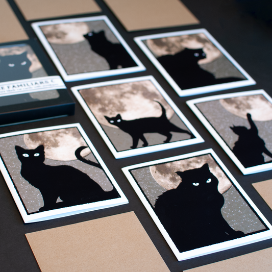Feline Familiars Stationary - Set of 6