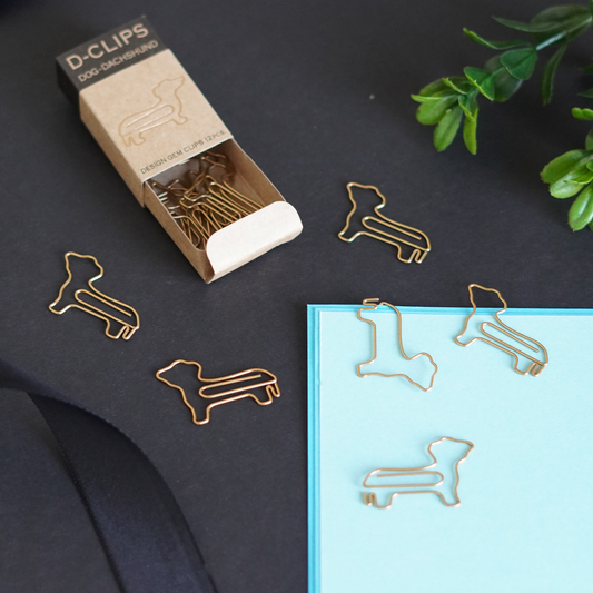 Dachshund Dog Paperclips - Midori D-Clips