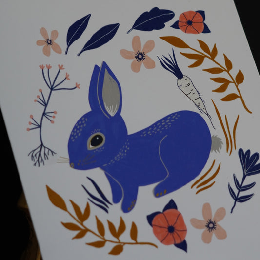 Easter Blossom Bunny Card