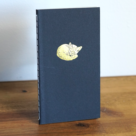 Golden Fox Black Jotter