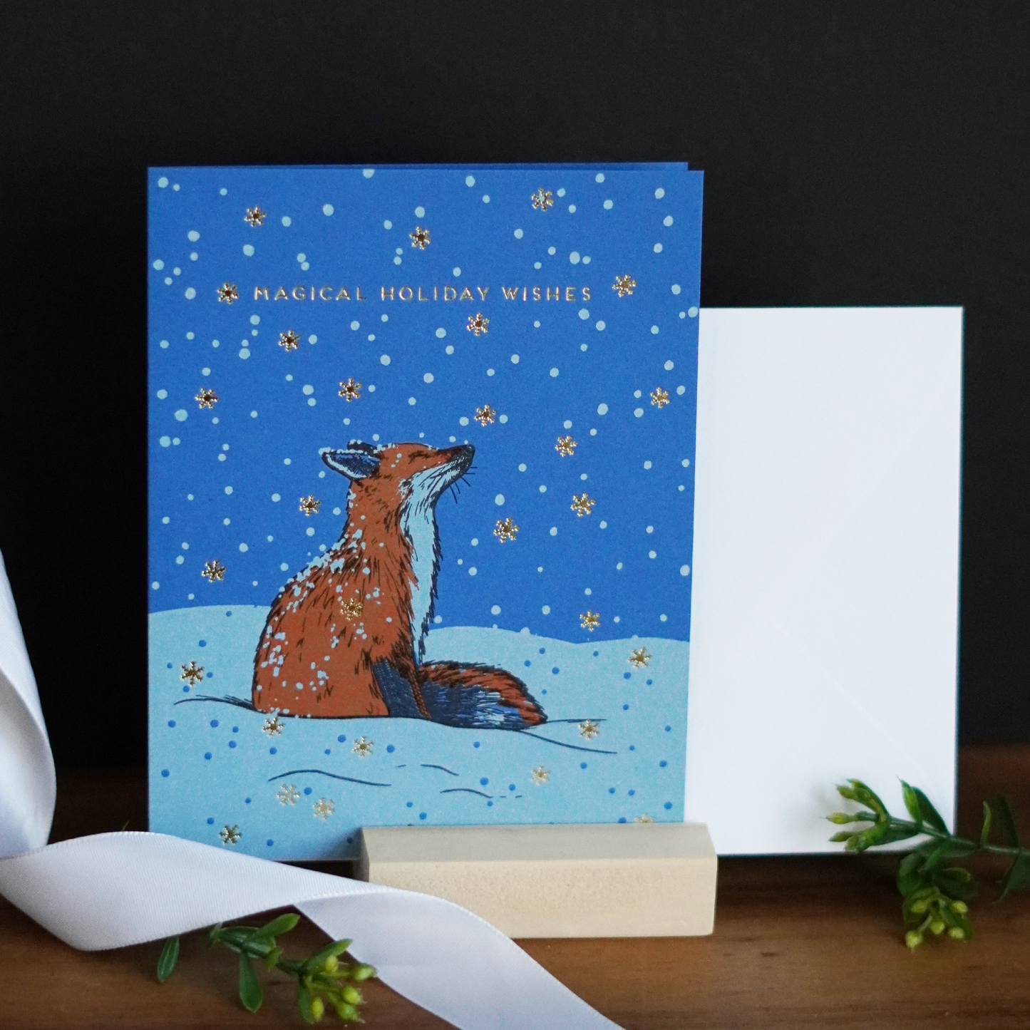 Mistletoe & Mittens Holiday Cards - Set of 3