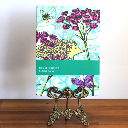 Hedgehog & Blossoms Notebook
