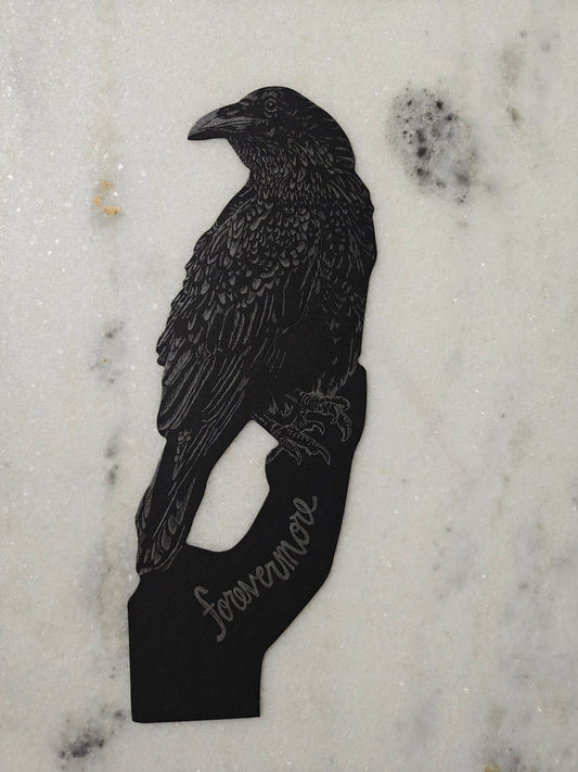 Forevermore Die-Cut Raven Card