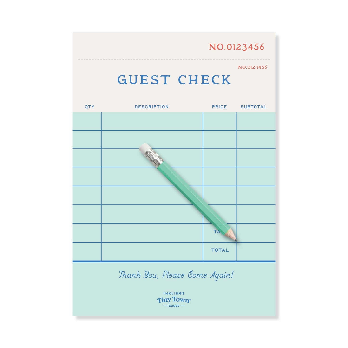 Guest Check Notepad