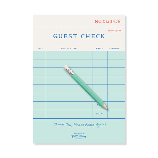 Guest Check Notepad