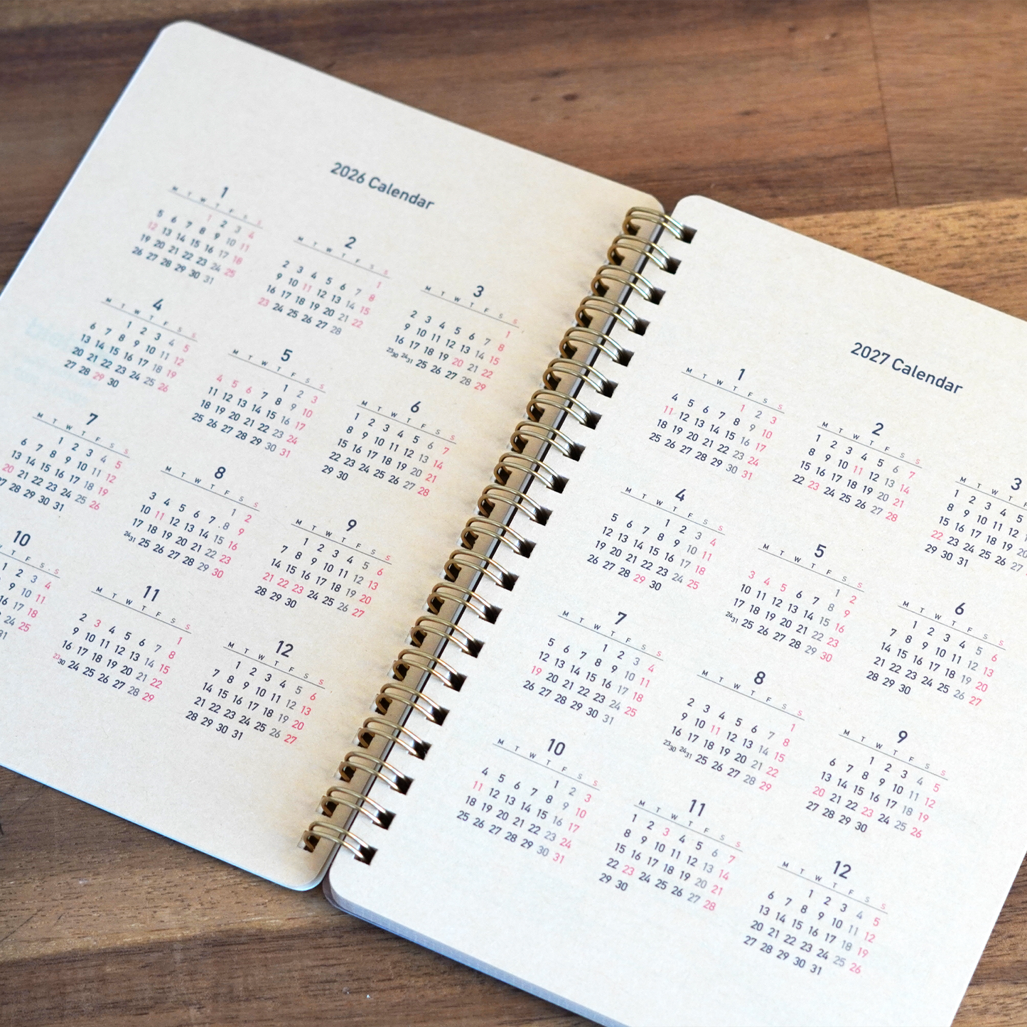 Kleid Kraft Work 2026 Diary (Planner) - Off White