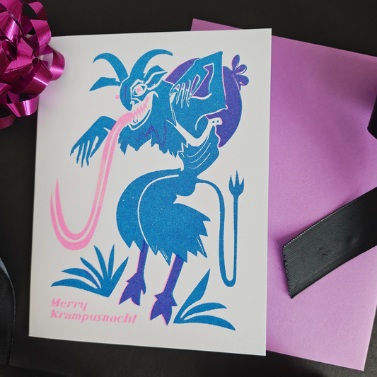 Merry Krampus Holiday Card