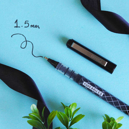 OHTO Fude 1.5MM Rollerball Pen - Black Ink