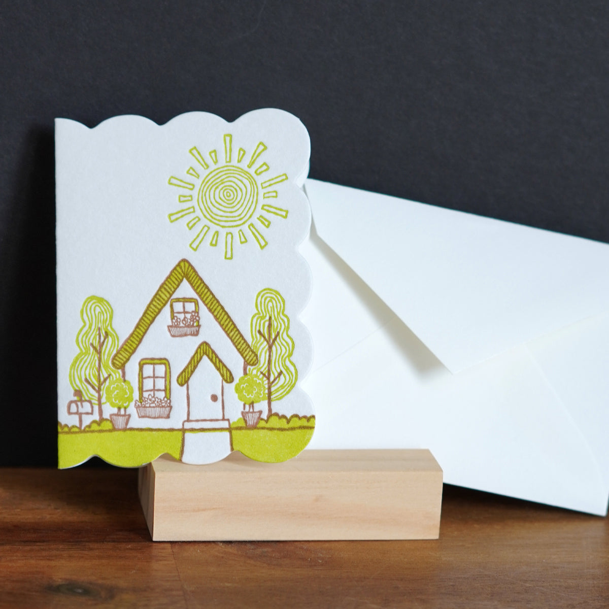 Home Sweet Home Mini Letterpress Card