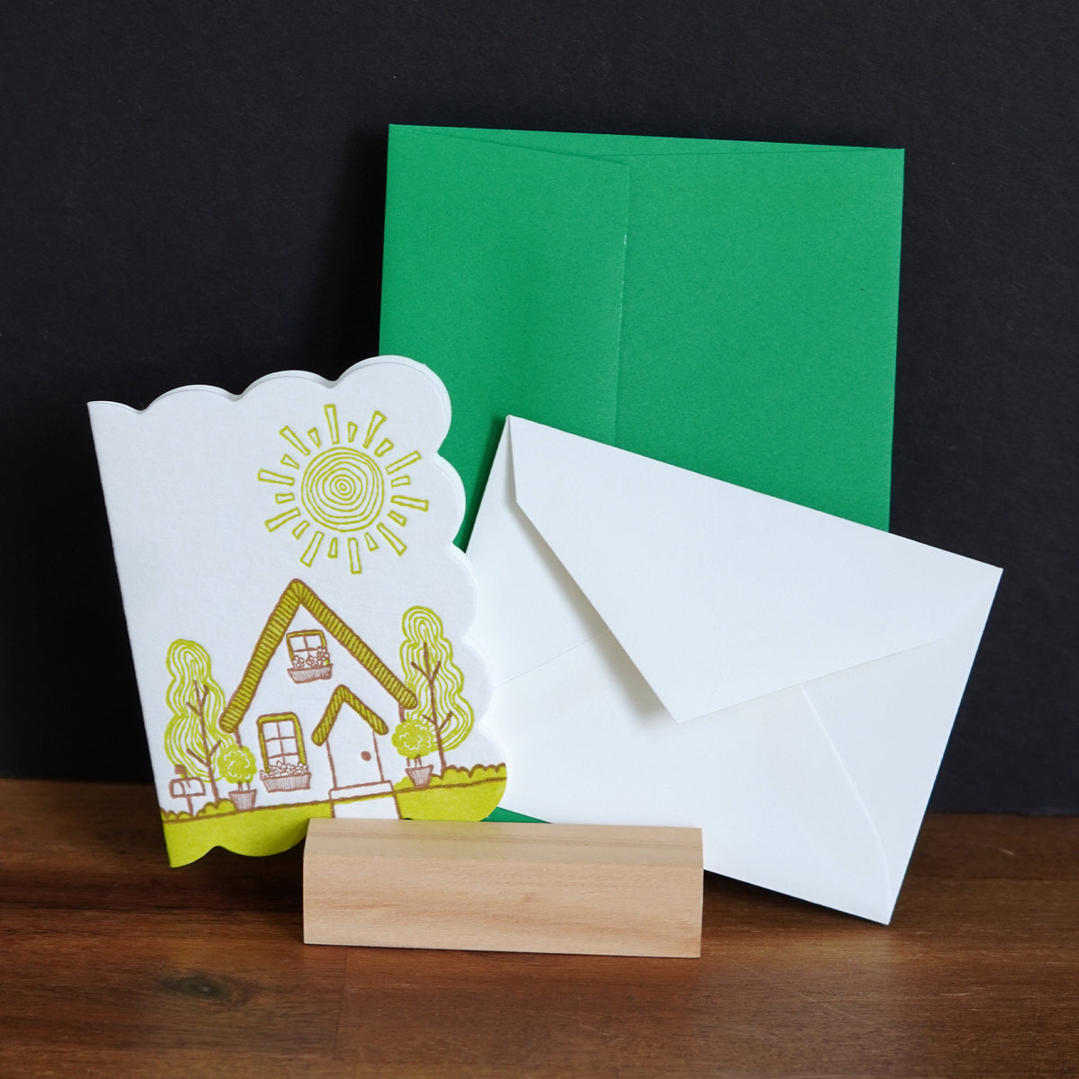 Home Sweet Home Mini Letterpress Card