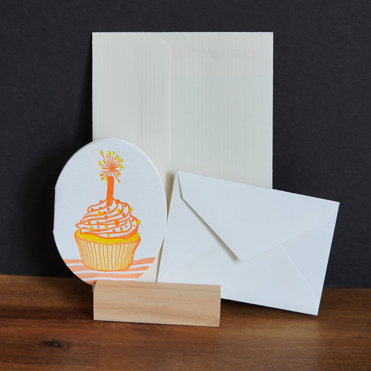 Make a Wish Mini Letterpress Card