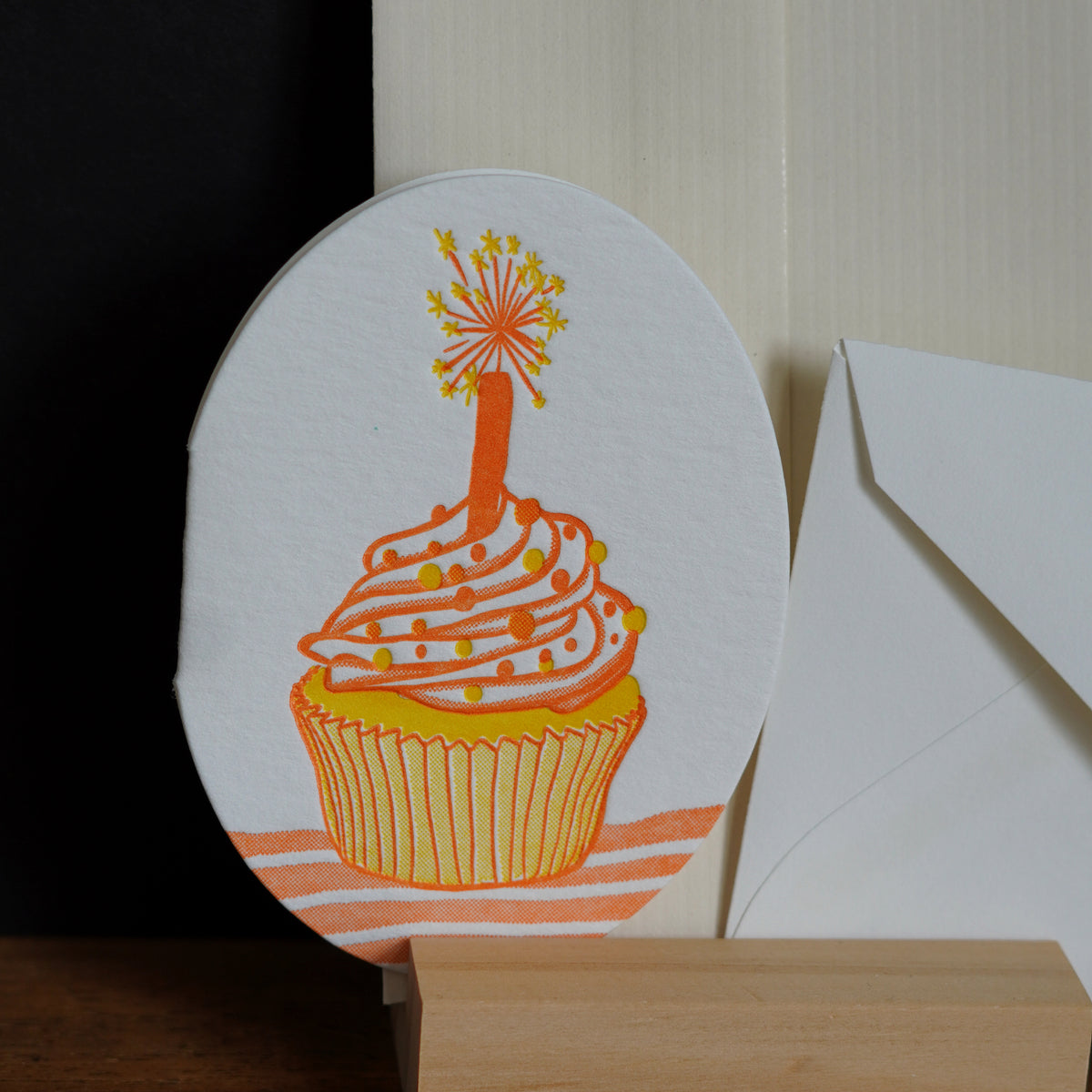 Make a Wish Mini Letterpress Card