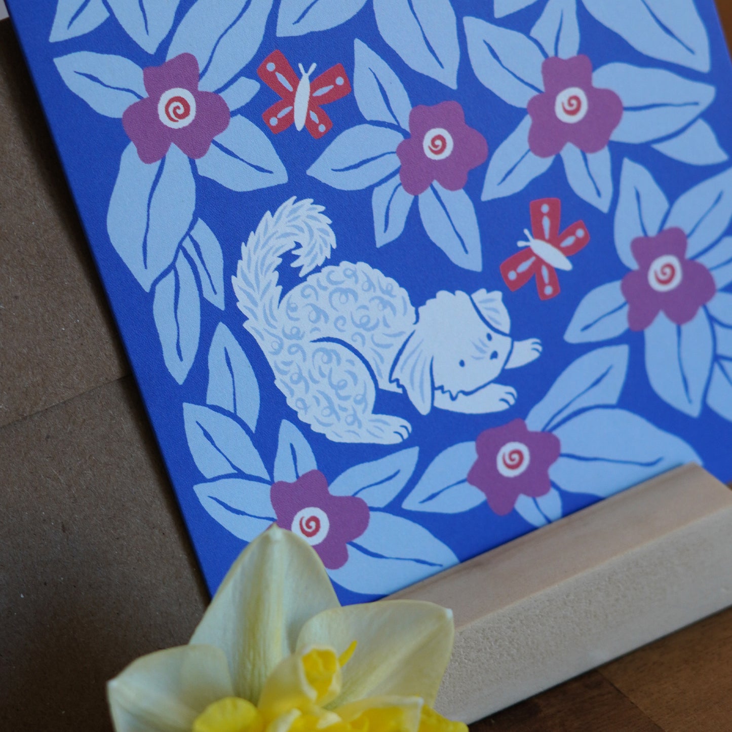 Garden Zoomies Greeting Card