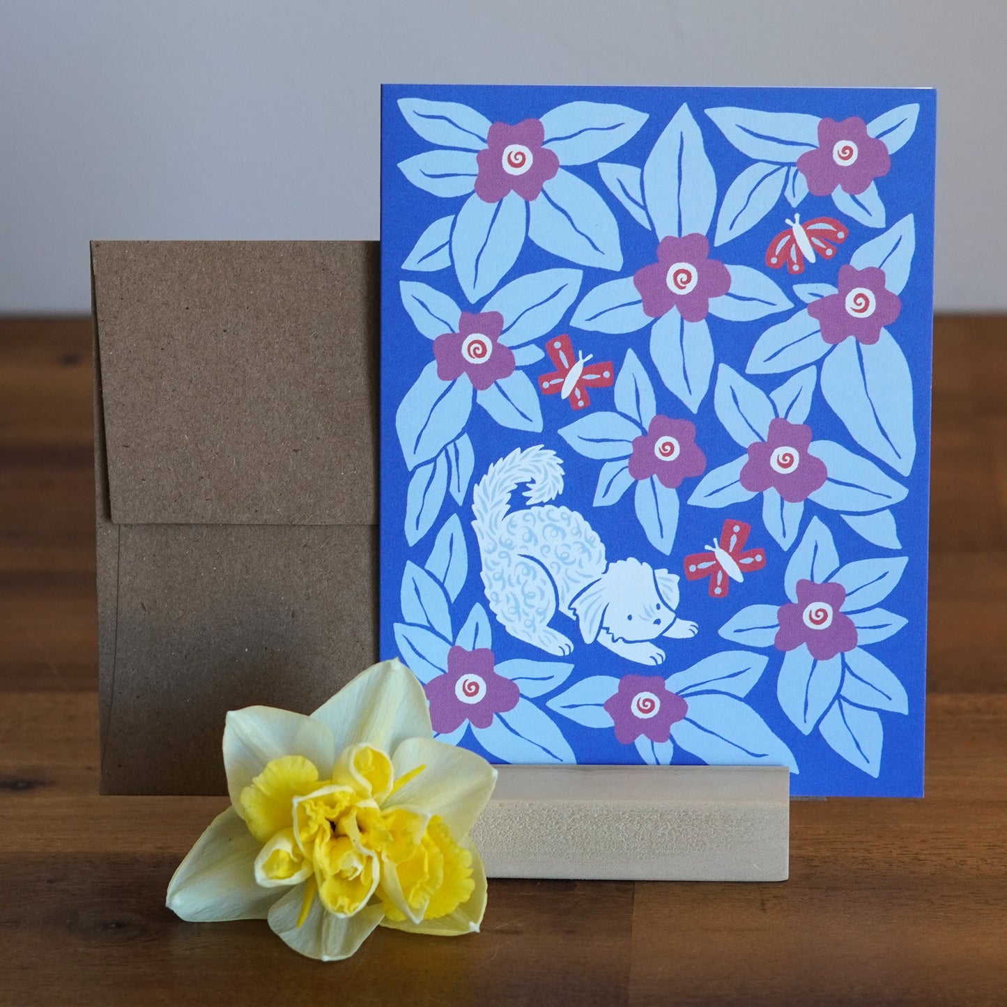 Garden Zoomies Greeting Card