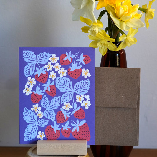 Strawberry Patch Greeting Card