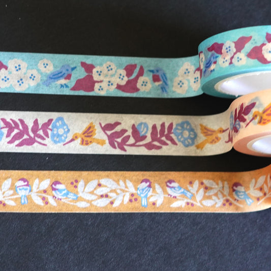 Birds & Blooms Washi Tape Set