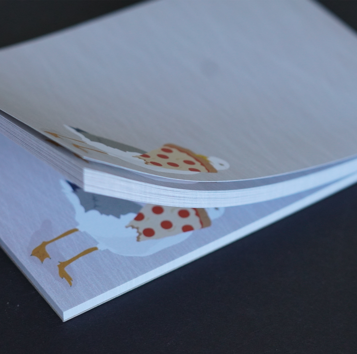 Pizza Thief Seagull Notepad