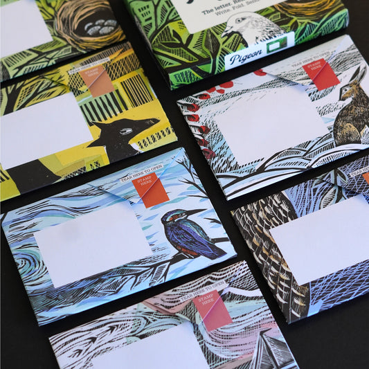 Wonderfully Wild Folding Letters - Pack of 6 Pigeon Post