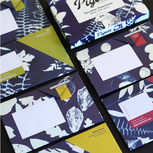 Apothecary Botanical Folding Letter Set - Pack of 6 Pigeon Post