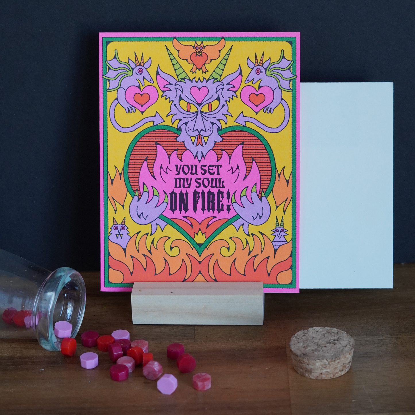 You Set My Soul on Fire Valentine's Card