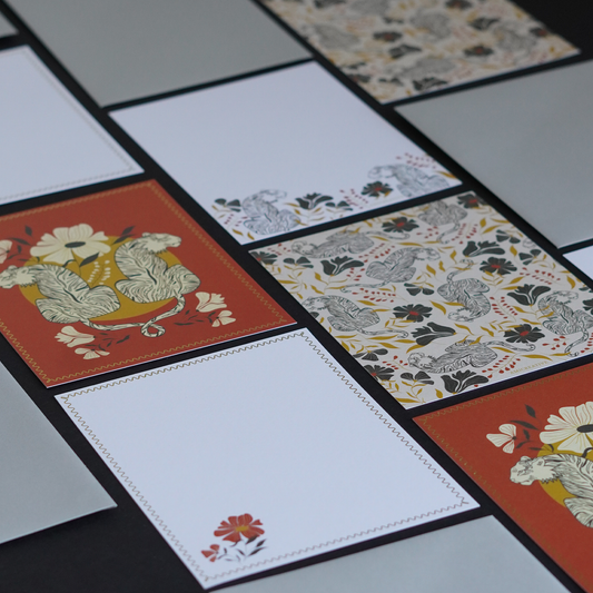 Jungle Tiger & Floral Letter Set