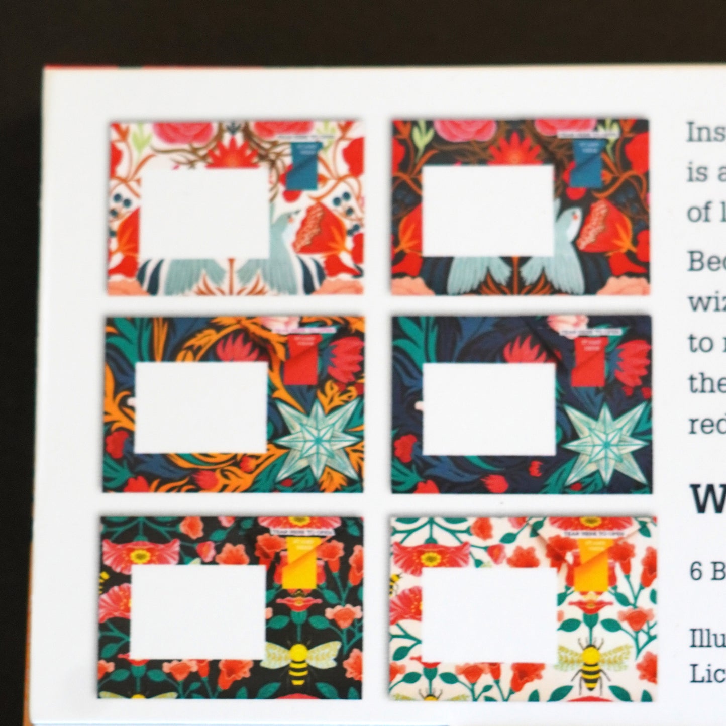 Bright & Beautiful Folding Letters - Pack of 6 Pigeon Post