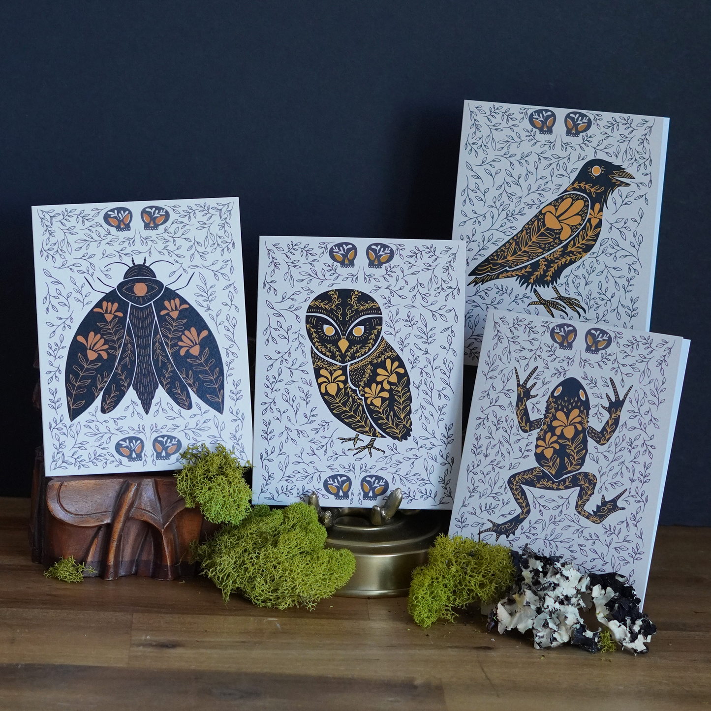 Dark Omens Greeting Cards - Set of 4