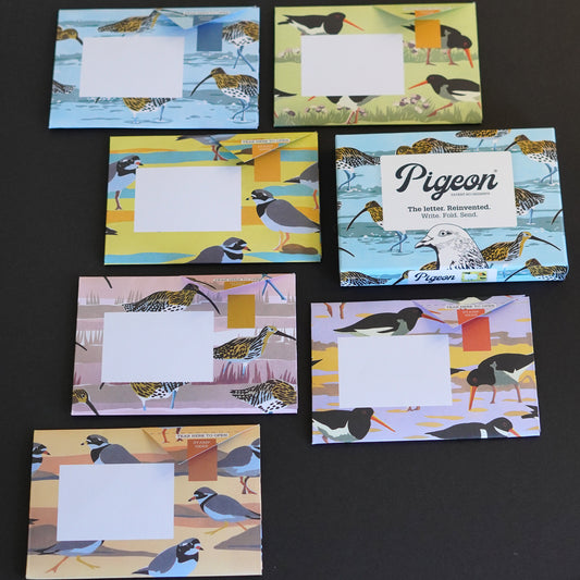 Hebridean Seaside Folding Letters – Pack of 6 Pigeon Post