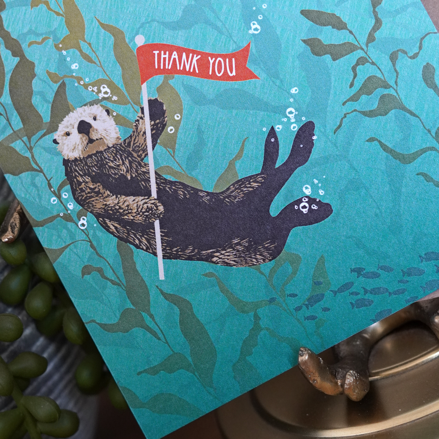 Otterly Thankful Card