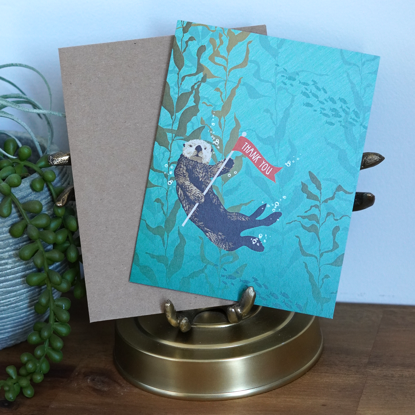 Otterly Thankful Card