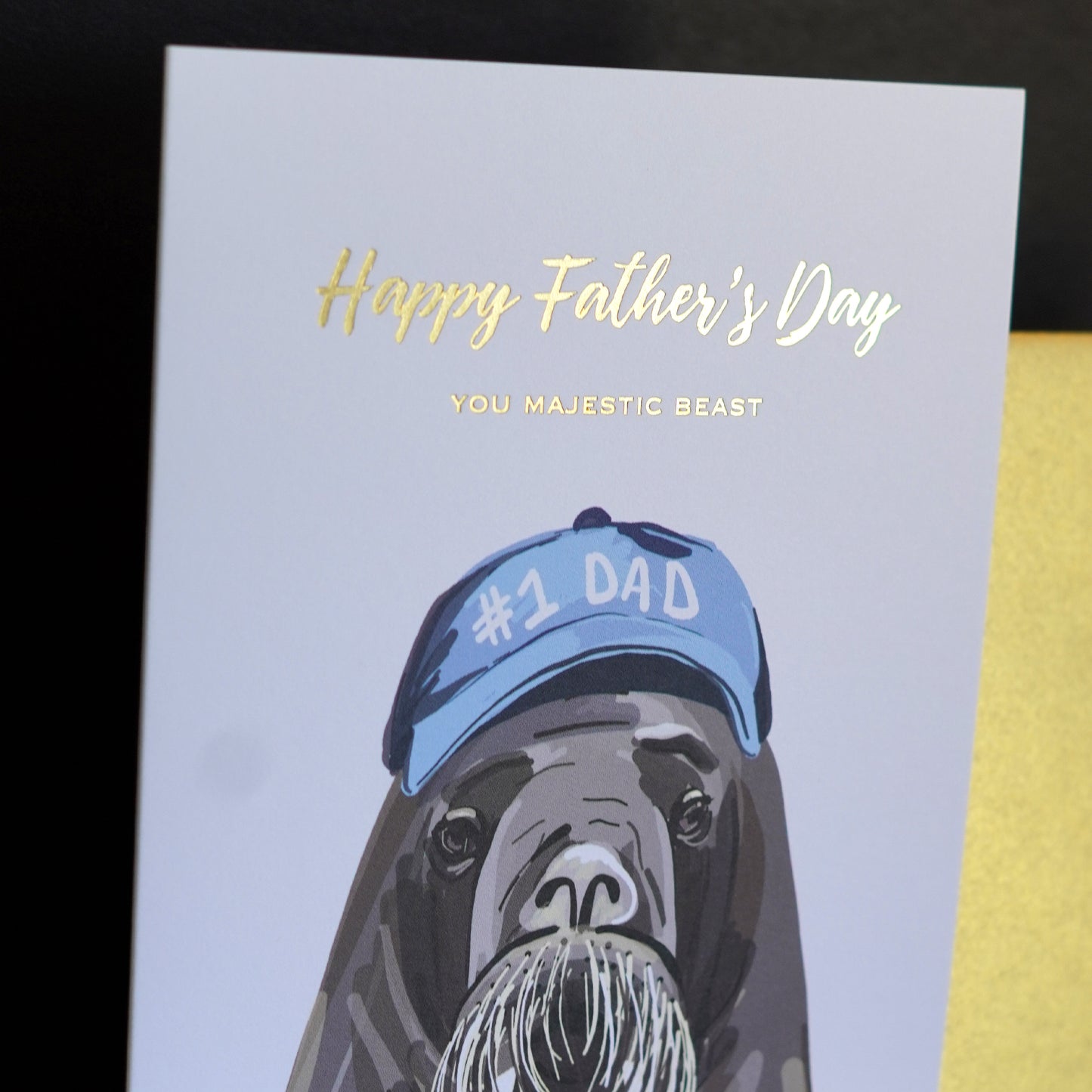 Majestic Beast Father's Day Card