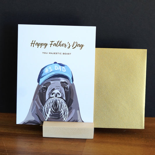 Majestic Beast Father's Day Card