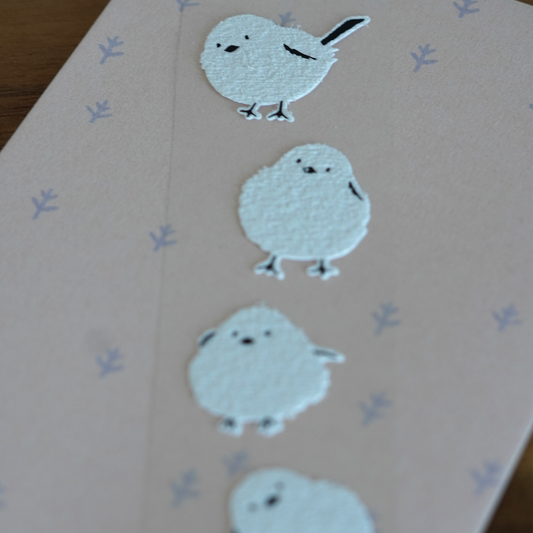 Fluffy Bird Mini Letter Set + Stickers - Midori